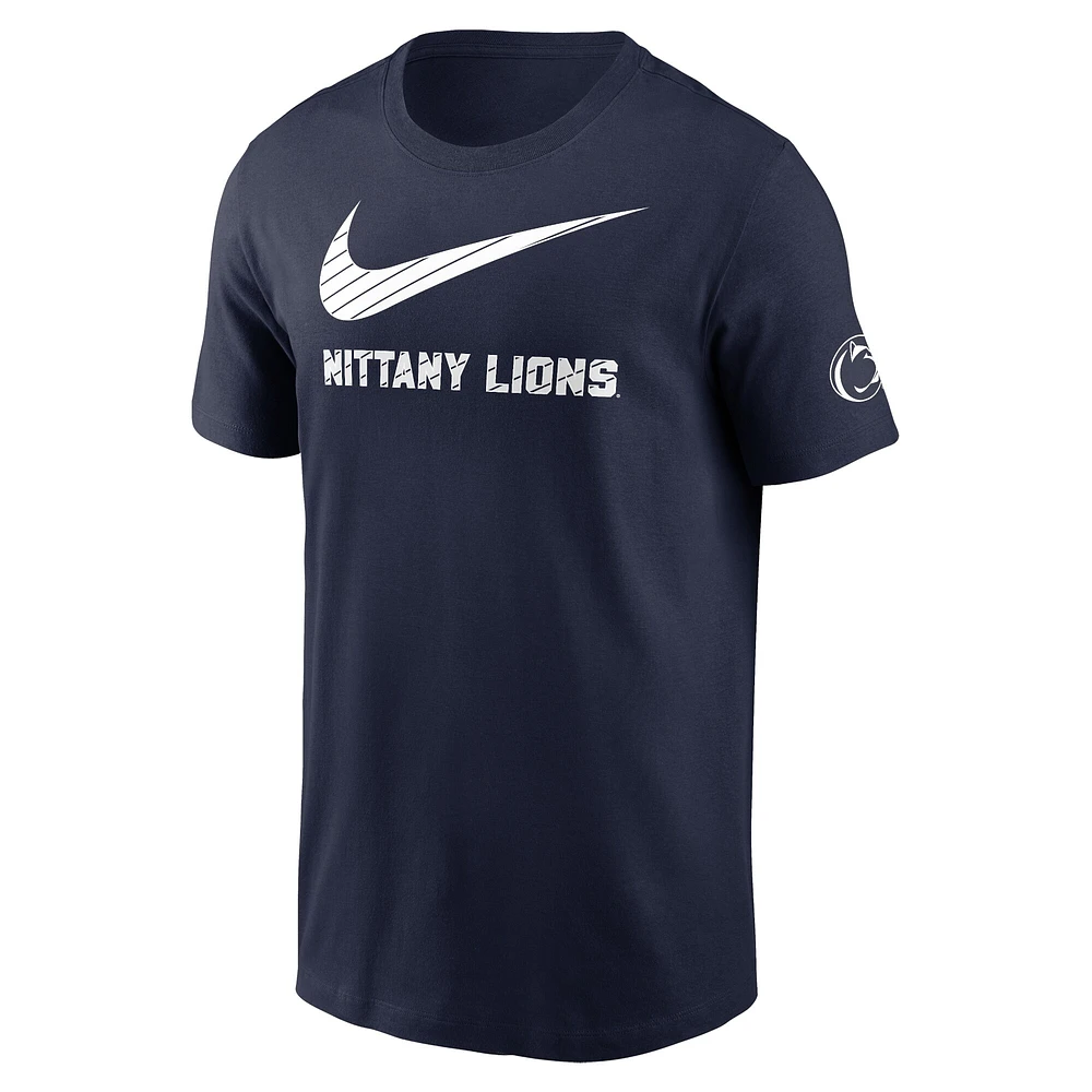 T-shirt Nike bleu marine Penn State Nittany Lions Campus mascotte pour homme