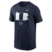 T-shirt Nike bleu marine Penn State Nittany Lions Campus Shape pour homme