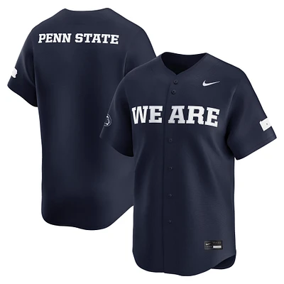 Maillot de baseball Nike bleu marine Penn State Nittany Lions College Limited pour homme