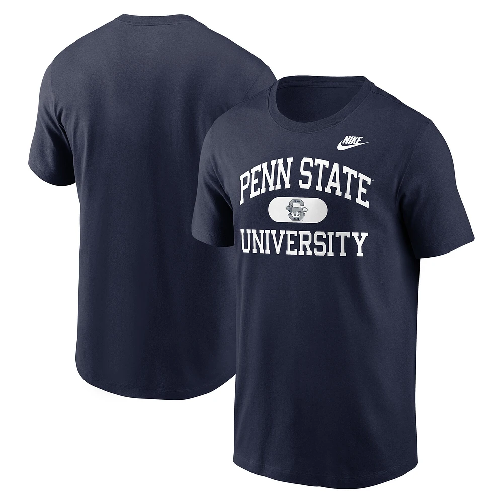 T-shirt Nike bleu marine pour homme, motif Legacy Alma Mater des Nittany Lions de Penn State