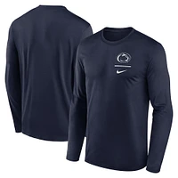 Men's Nike Navy Penn State Nittany Lions Primary Stack Legend Long Sleeve T-Shirt