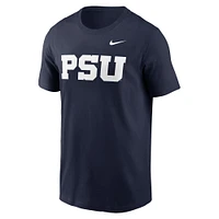 T-shirt Nike bleu marine Penn State Nittany Lions Primetime avec logo alternatif pour homme