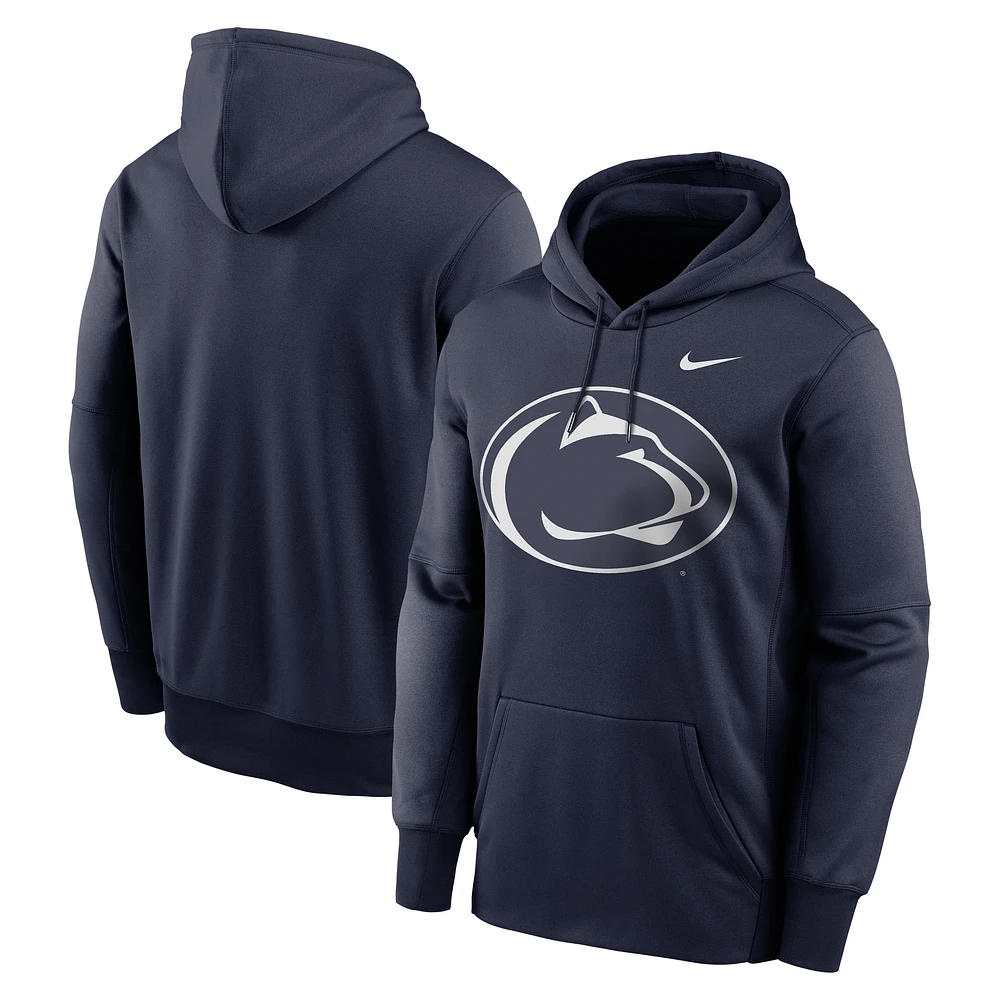 Sweat à capuche Nike Penn State Nittany Lions Primetime Endzone Performance pour homme bleu marine