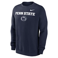 Men's Nike Navy Penn State Nittany Lions Primetime Primary Stack Pullover Sweatshirt