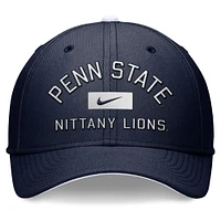 Men's Nike Navy Penn State Nittany Lions Primetime Rise Swoosh Flex Hat