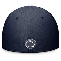 Casquette Nike Penn State Nittany Lions Primetime Rise Swoosh Flex pour homme, bleu marine