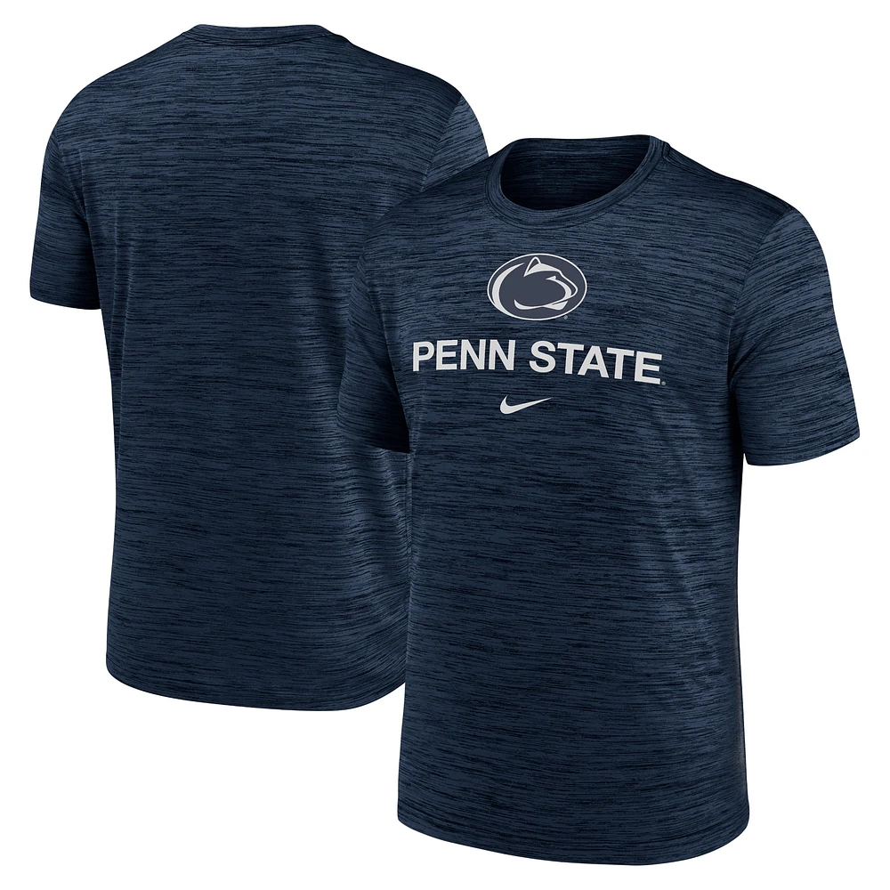 T-shirt Nike bleu marine Penn State Nittany Lions Primetime Velocity pour homme