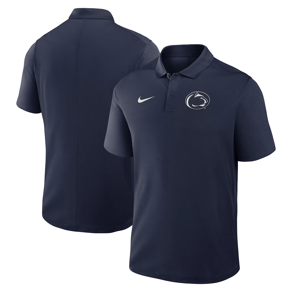 Polo Nike bleu marine Penn State Nittany Lions Primetime Victory avec logo principal pour homme
