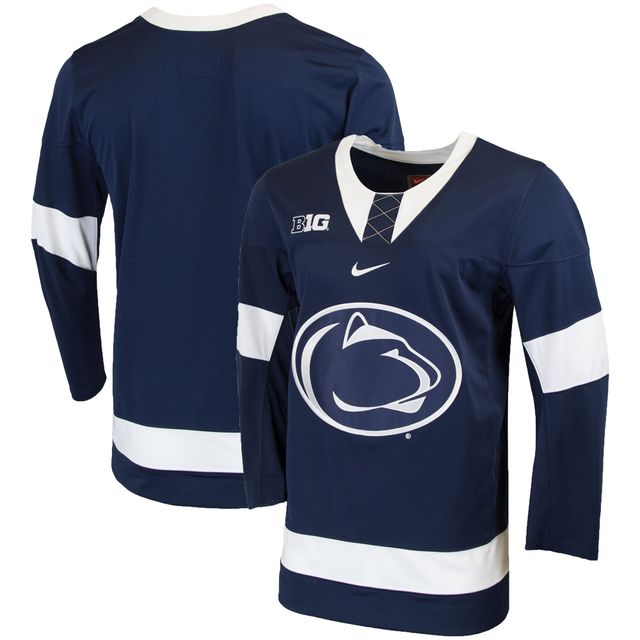 Chandail de hockey collégial Nike Penn State Nittany Lions pour homme, bleu marine