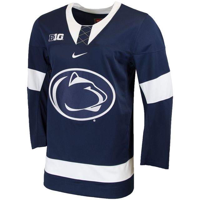 Chandail de hockey collégial Nike Penn State Nittany Lions pour homme, bleu marine