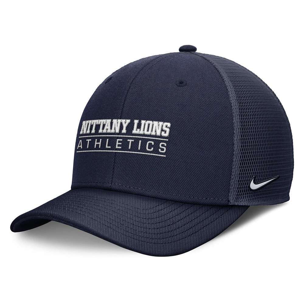 Casquette ajustable Nike Penn State Nittany Lions Rise bleu marine pour homme