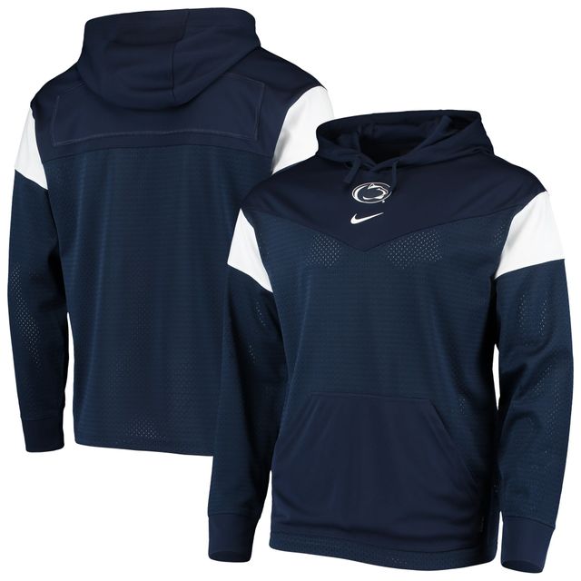 Sweat à capuche en jersey Nike pour homme, bleu marine, Penn State Nittany Lions Sideline