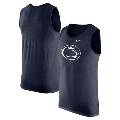 Débardeur Nike Penn State Nittany Lions pour homme bleu marine