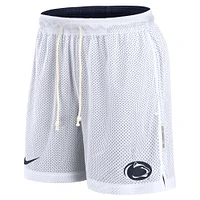 Men's Nike White/Navy Penn State Nittany Lions Primetime Reversible Performance Shorts