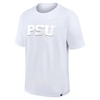 T-shirt Nike Penn State Nittany Lions 2-Hit Statement Max90 pour homme, blanc