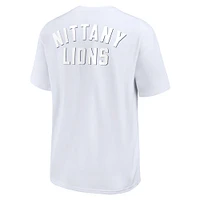 Men's Nike White Penn State Nittany Lions 2-Hit Statement Max90 T-Shirt