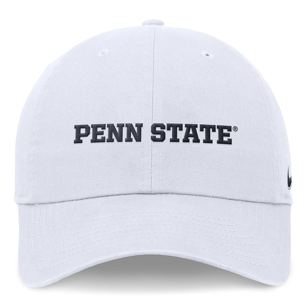 Men's Nike White Penn State Nittany Lions 2024 On-Field Club Adjustable Hat