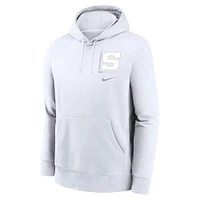 Sweat à capuche Nike blanc Penn State Nittany Lions 2025 White Out Club Fleece pour homme