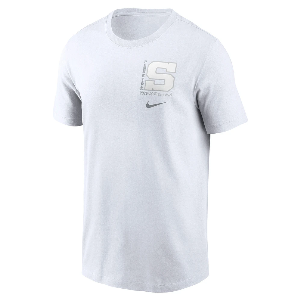 T-shirt Nike blanc Penn State Nittany Lions 2025 pour homme