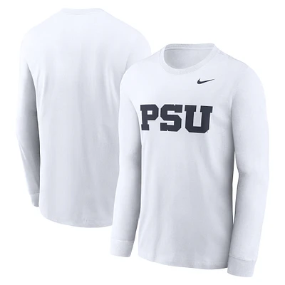 Men's Nike White Penn State Nittany Lions Alternate Logo Long Sleeve T-Shirt