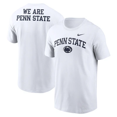 T-shirt Nike Penn State Nittany Lions Blitz 2-Hit pour homme, blanc