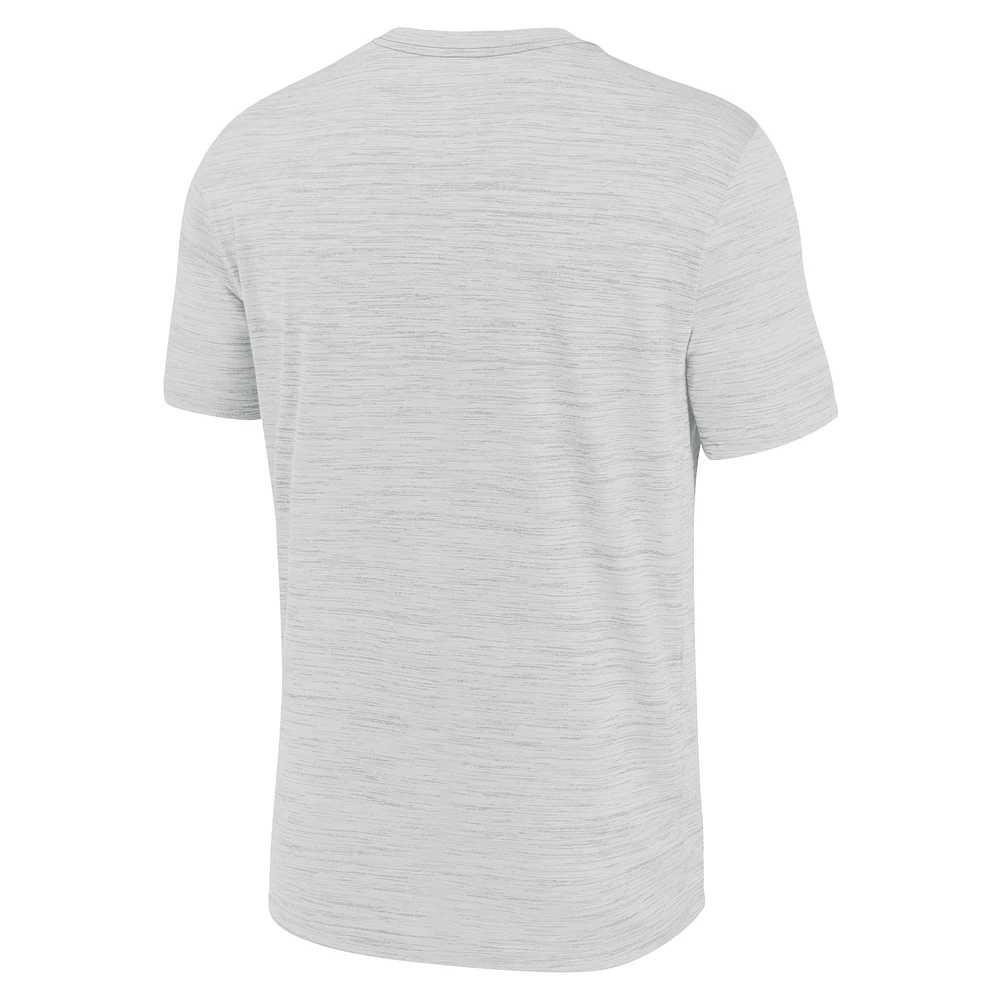 T-shirt Nike Penn State Nittany Lions Campus Slant Velocity Performance pour homme Blanc