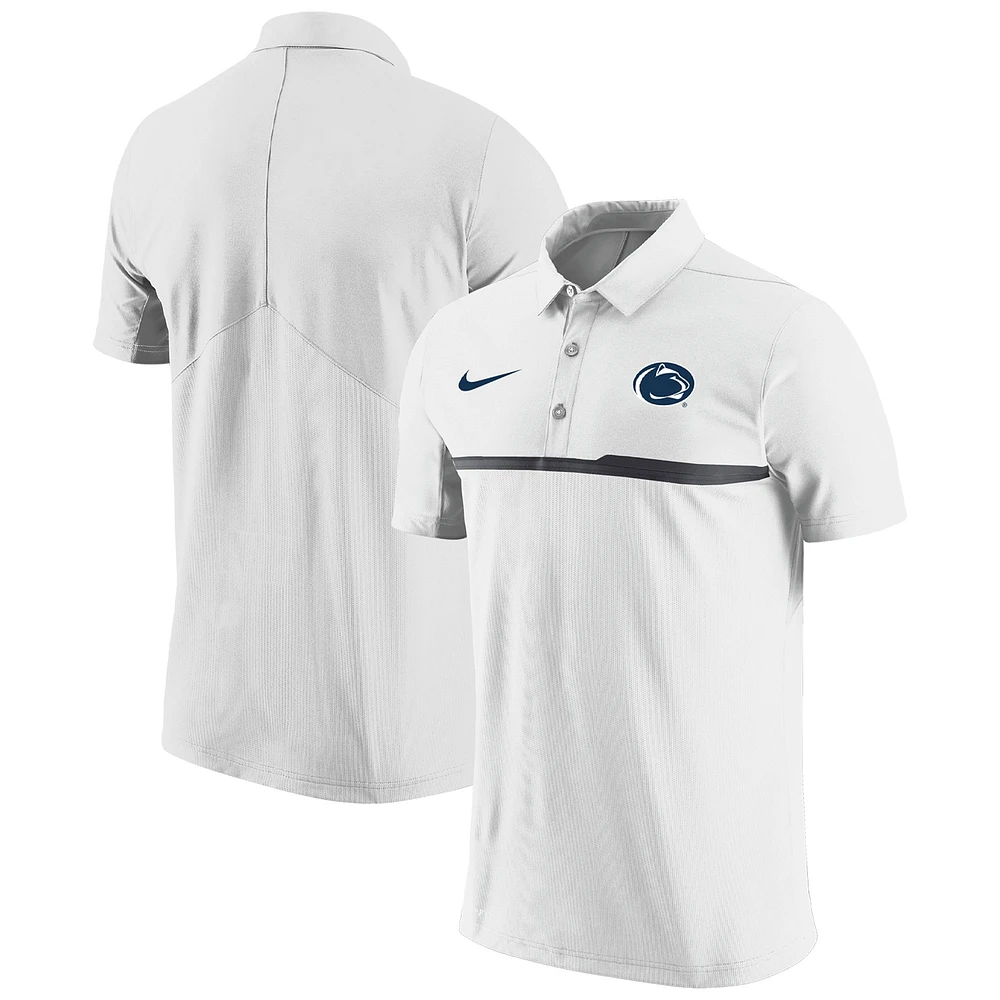 Polo Nike Penn State Nittany Lions Performance pour homme - Blanc