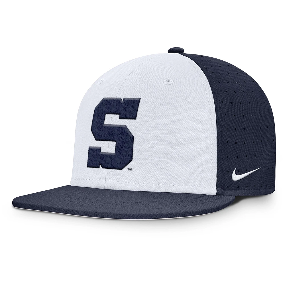 Men's Nike White Penn State Nittany Lions On-Field Dugout True Performance Fitted Hat