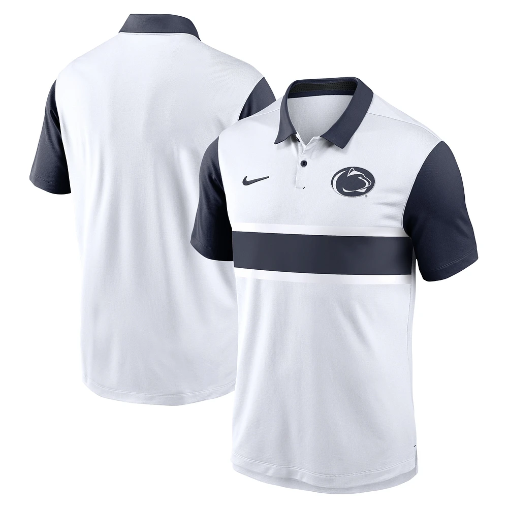 Men's Nike White Penn State Nittany Lions Primetime Campus Vapor Performance Polo