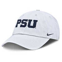Casquette ajustable Nike Penn State Nittany Lions Primetime Club pour homme blanche