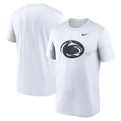 T-shirt Nike blanc avec logo Penn State Nittany Lions Primetime Legend pour homme