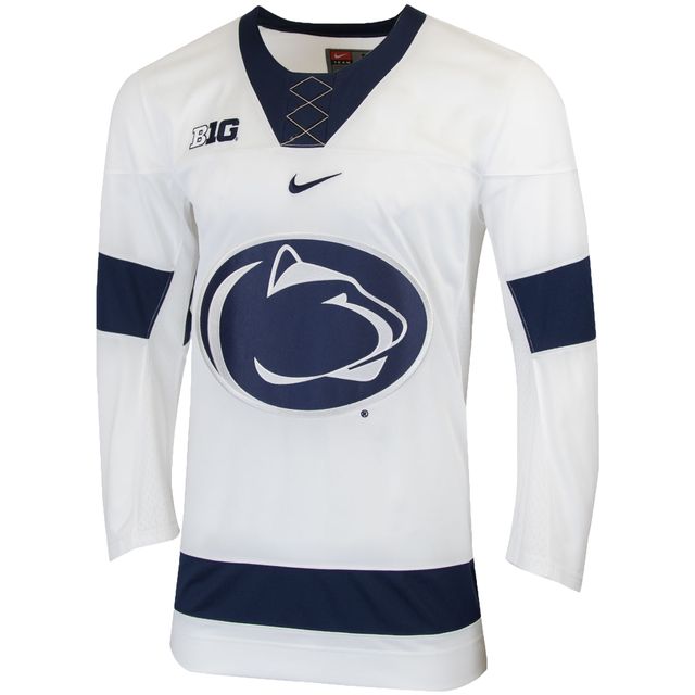 Maillot de hockey universitaire Nike Penn State Nittany Lions Replica pour homme, blanc