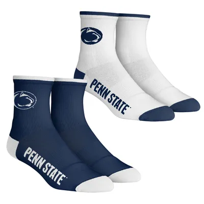 Penn State Nittany Lions Rock Em Socks Core Team 2-Pack Quarter Length Sock Set