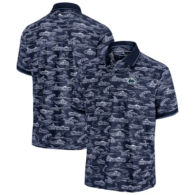 Men's Tommy Bahama Navy Penn State Nittany Lions Sport Bay View Polo