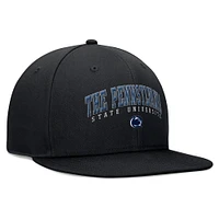 Casquette Snapback Top of the World pour hommes, noire, Penn State, Nittany Lions, Bullpen