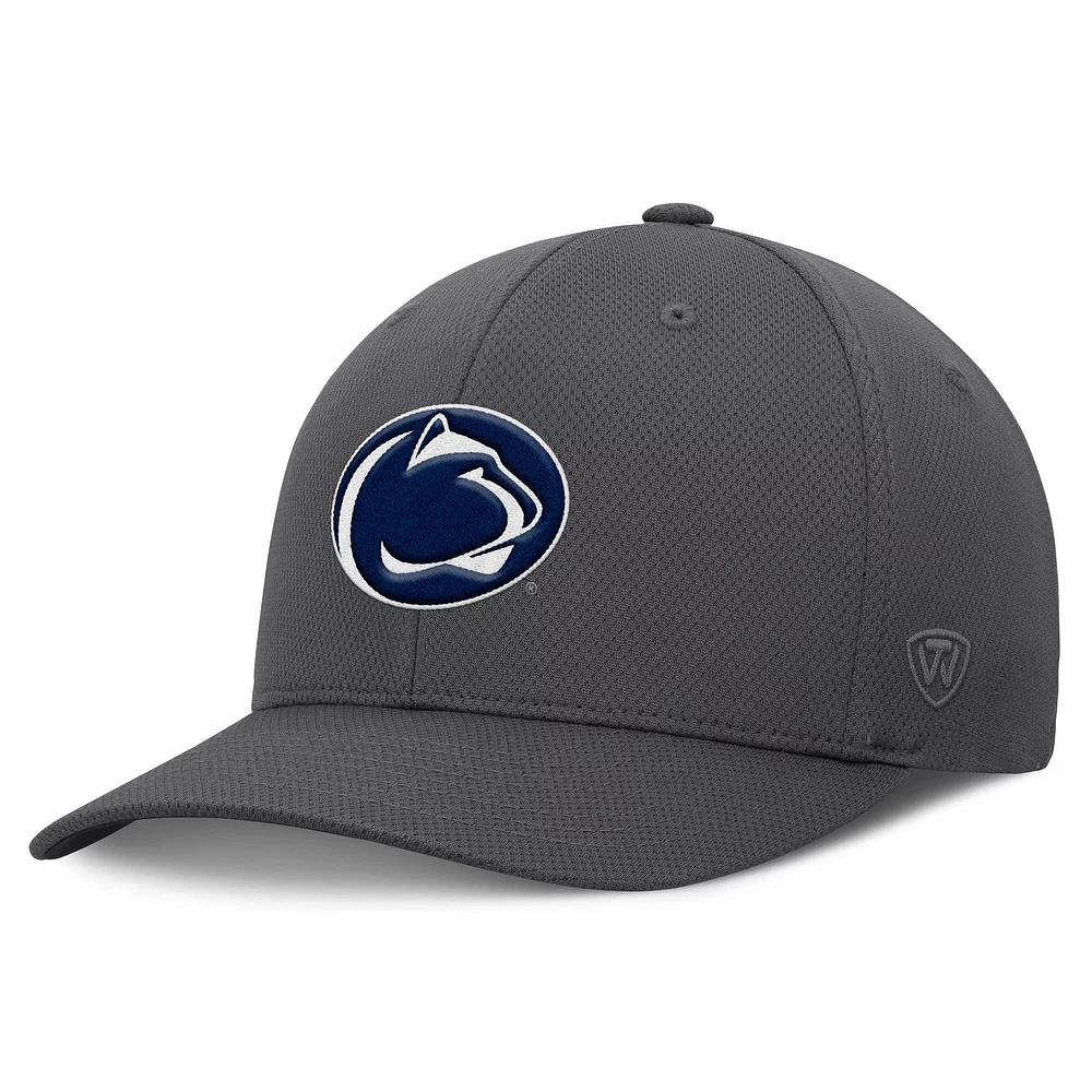 Men's Top of the World  Charcoal Penn State Nittany Lions Reflex Logo Flex Hat