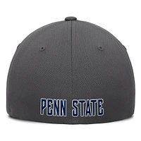 Men's Top of the World  Charcoal Penn State Nittany Lions Reflex Logo Flex Hat