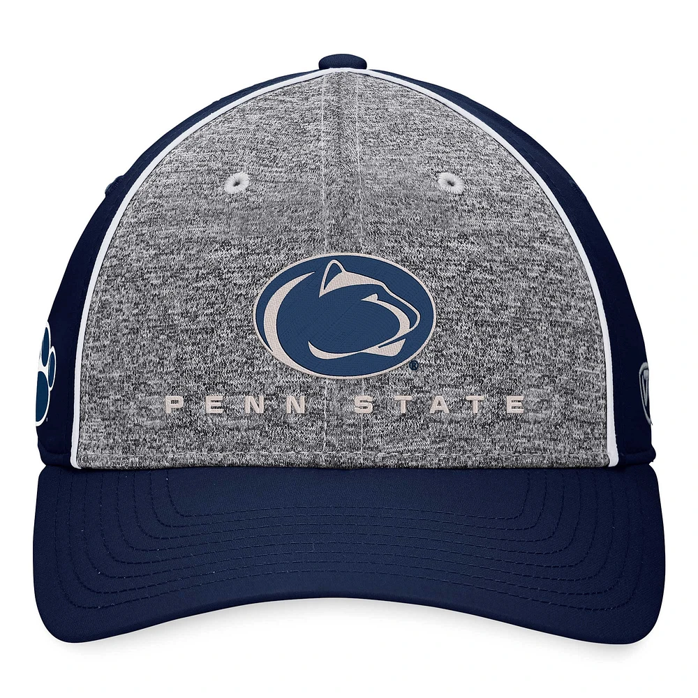 Men's Top of the World Heather Gray Penn State Nittany Lions Nimble Adjustable Hat