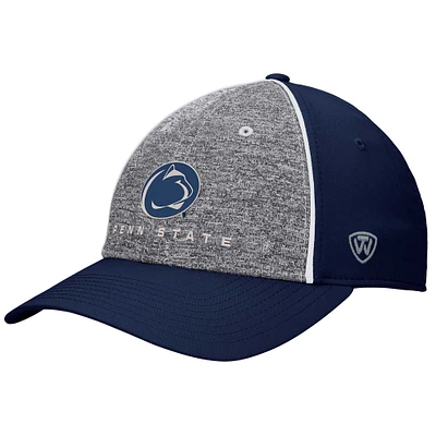 Chapeau réglable Nimble Nimble Penn State Penn State Top of the World pour hommes, gris chiné