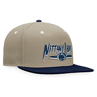 Men's Top of the World Khaki/Navy Penn State Nittany Lions Land Snapback Hat