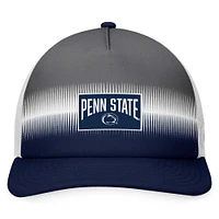 Casquette ajustable Top of the World bleu marine/gris Penn State Nittany Lions Daybreak Foam Trucker pour homme