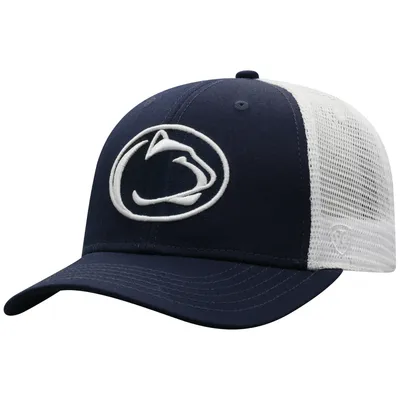 Men's Top of the World Navy/White Penn State Nittany Lions Trucker Snapback Hat