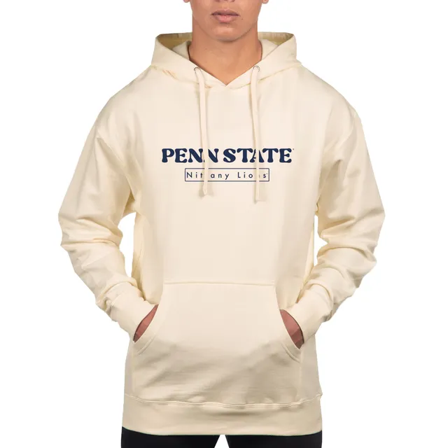 Men's Champion Navy College of New Jersey Lions Football Eco Powerblend Pullover Hoodie Size: Small