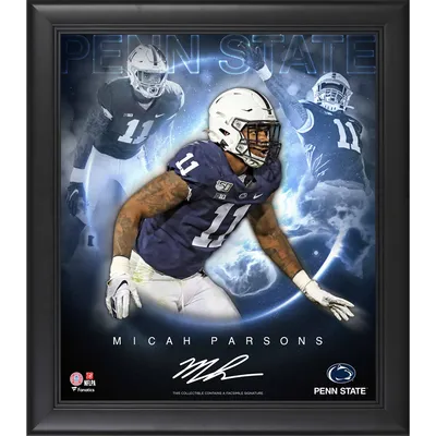 Lids Micah Parsons Penn State Nittany Lions Fanatics Authentic Framed 15 x  17 Stitched Stars Collage