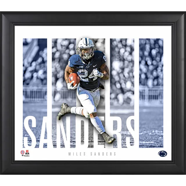 Miles Sanders Penn State Nittany Lions 10.5 x 13 Sublimated