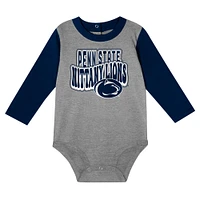 Newborn & Infant Penn State Nittany Lions Double Up Long Sleeve Bodysuit Pant Set