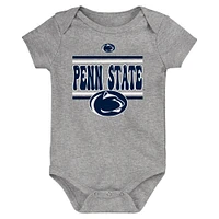 Newborn Navy Penn State Nittany Lions Sunday Comics 3-Pack Bodysuit Set