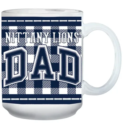 Penn State Nittany Lions 15oz. Buffalo Plaid Father's Day Mug