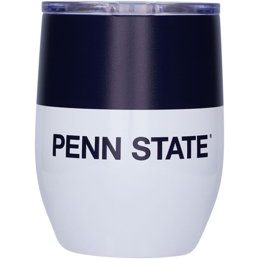 Penn State Nittany Lions 16oz. Colorblock Stainless Steel Curved Tumbler