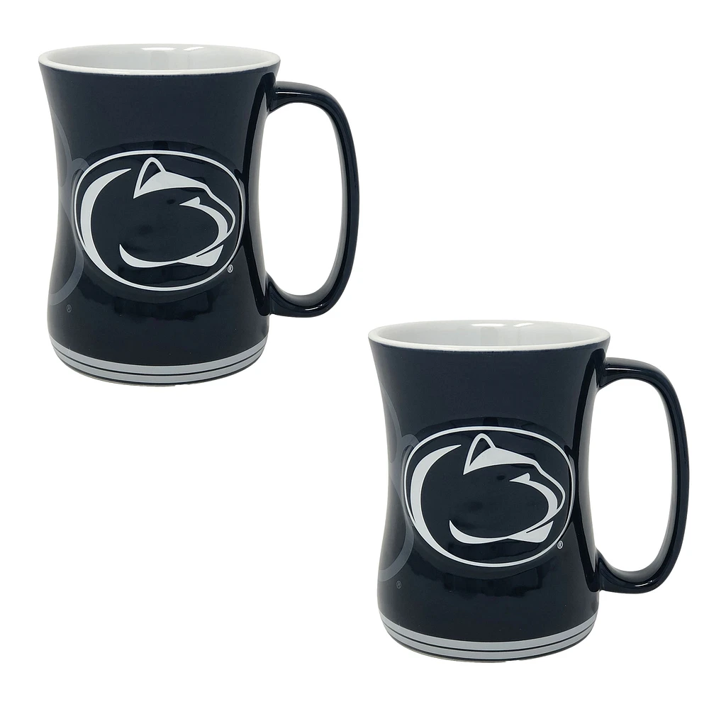 Penn State Nittany Lions 16oz. Sculpted Barista Mug Two-Pack